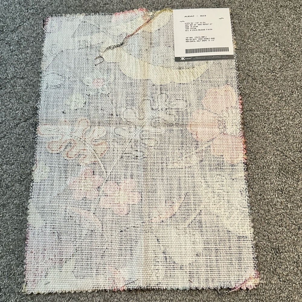 Kravet Fabric Sample Remnant Audaz 823 Cotton Whimsical Chartreuse Garden Spring - Picture 6 of 16